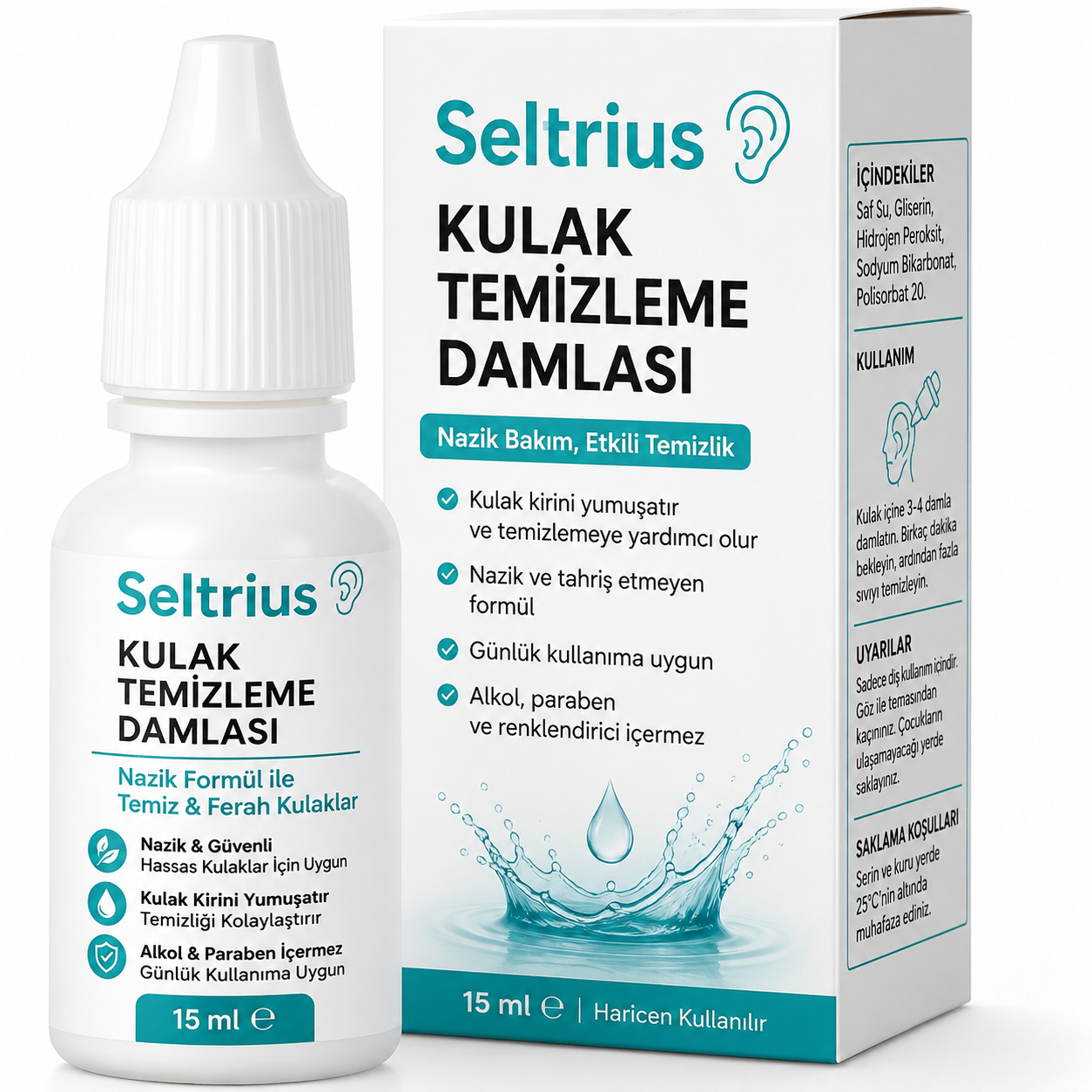 Kulak Kiri Yumuşatıcı Damla