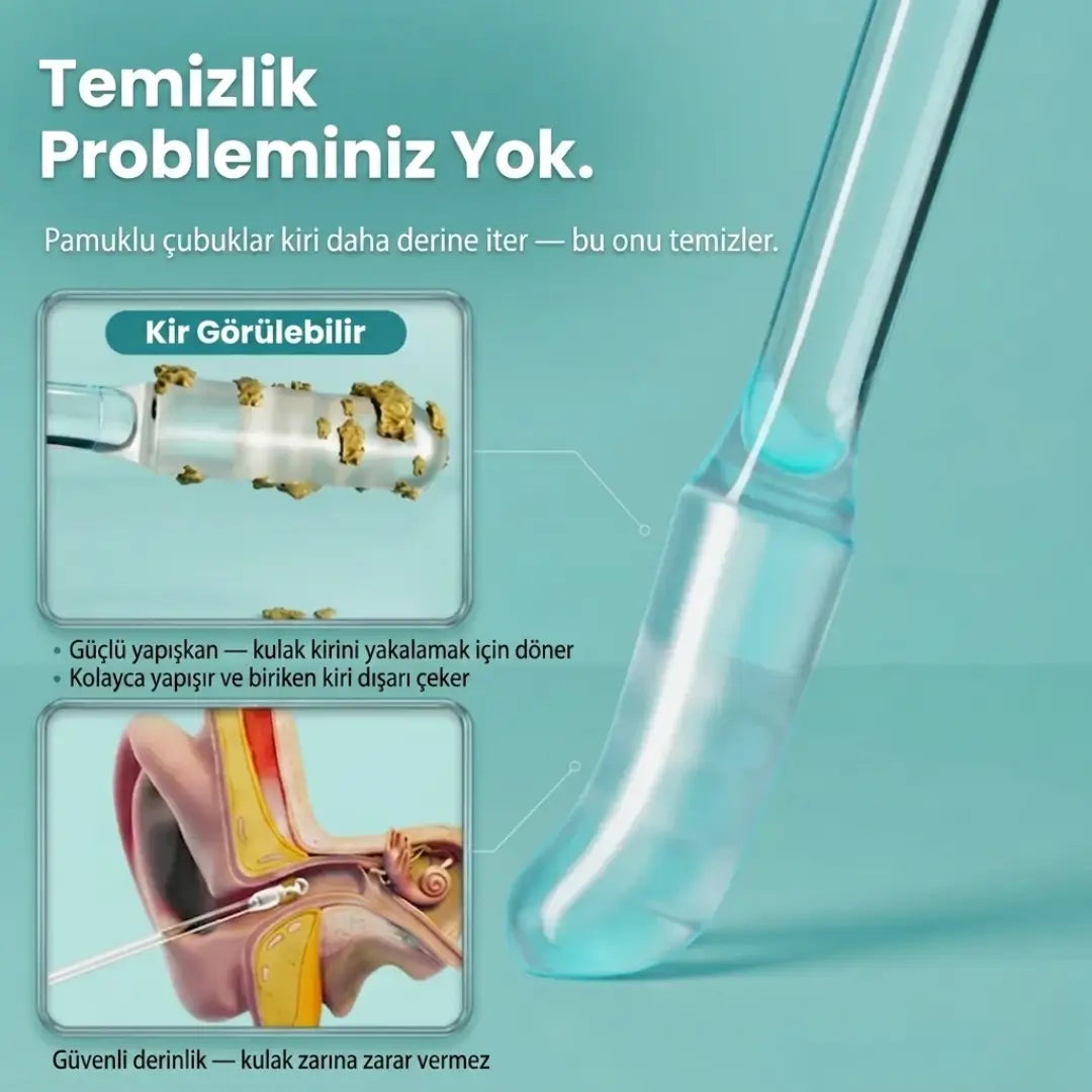 Yapışkan Kulak Temizleyici