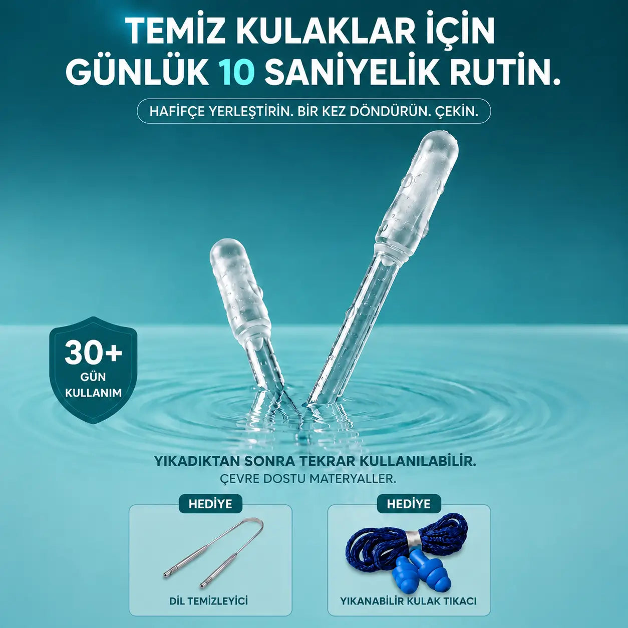 Yapışkan Kulak Temizleyici